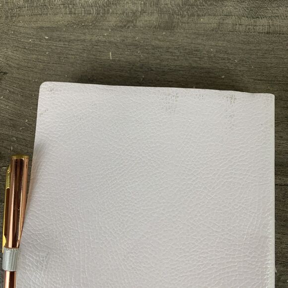 Fringe Studio Faux Luxury Leather Pink Notebook Journal Diary with Pen 192 pages - Picture 13 of 13